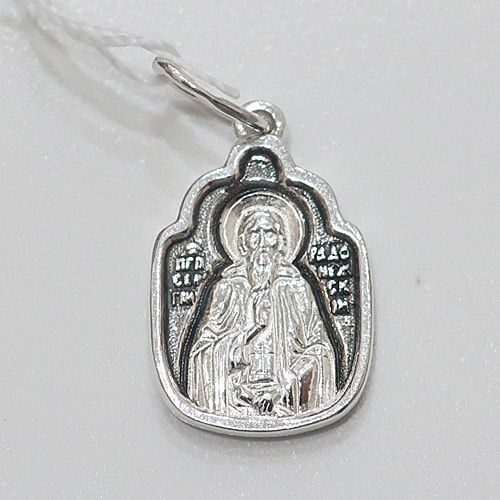 Нательная иконка Сергий Радонежский